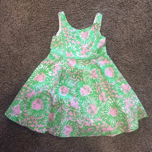 Beautiful Lilly Pulitzer pink and green sundress
