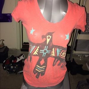 Vintage style UO phoenix/thunderbird shirt XS
