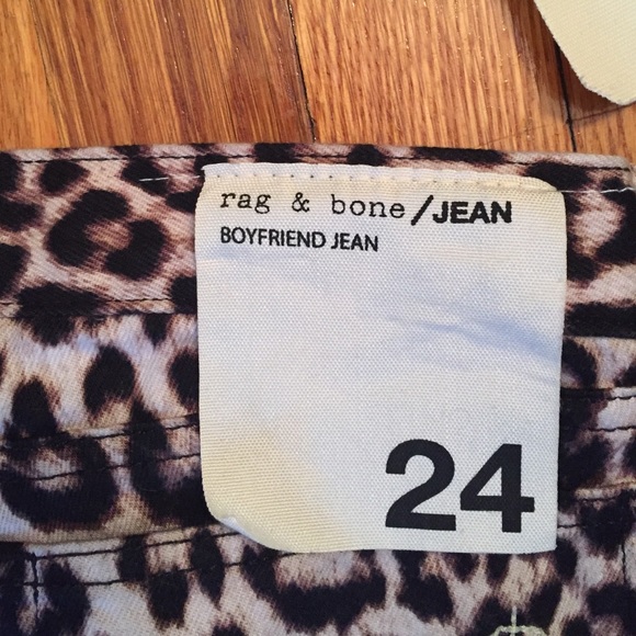 NWT Rag & Bone Boyfriend In Snow Leopard - Picture 4 of 4