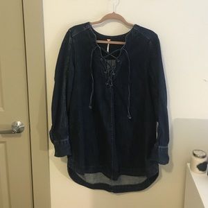 Free People denim tunic