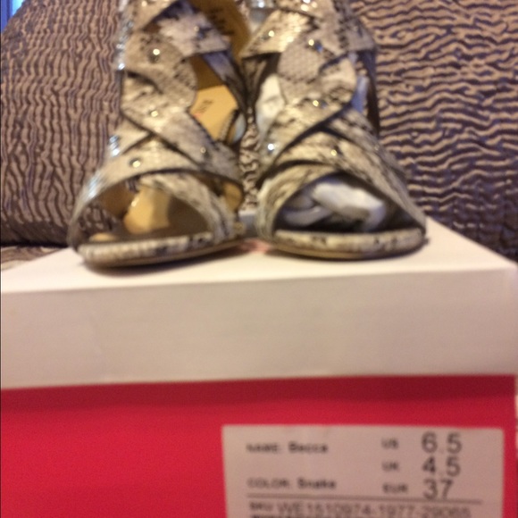 Snakeskin wedges - Picture 1 of 3