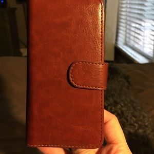 Leather iPhone 6/6s wallet case
