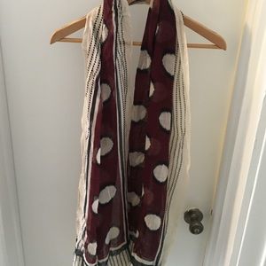Anthropologie print scarf!