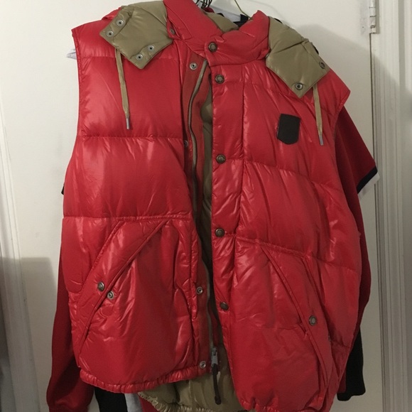 Mens Hooded polo vest