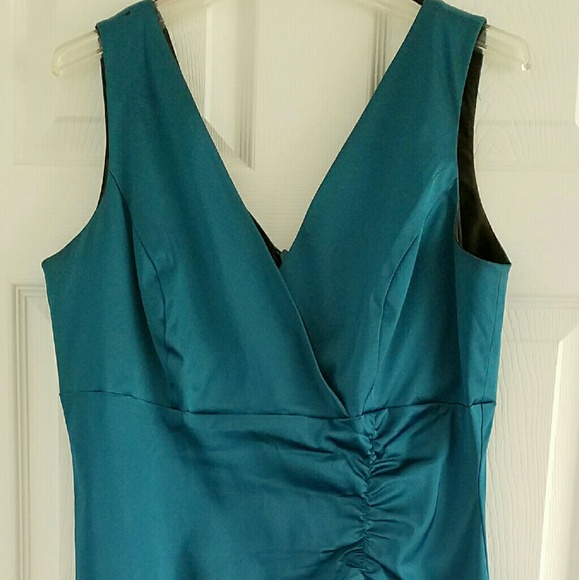 Donna Rocco Teal Green Holiday Dress