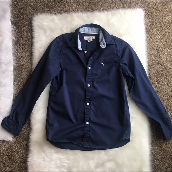 dark blue button up