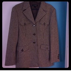 Brown and White coat