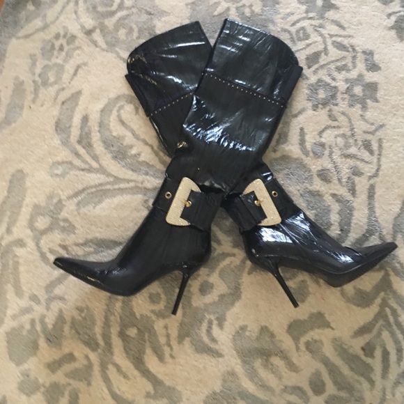 Sparkly Italiana boot heels (brand new)