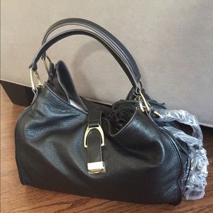 GILI genuine leather black bag