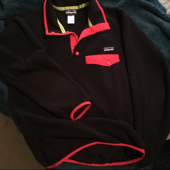 Patagonia black with red lining