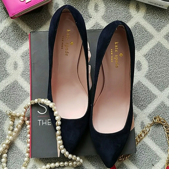 Kate spade suede heel