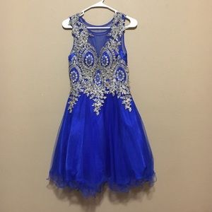 Blue HOCO dress