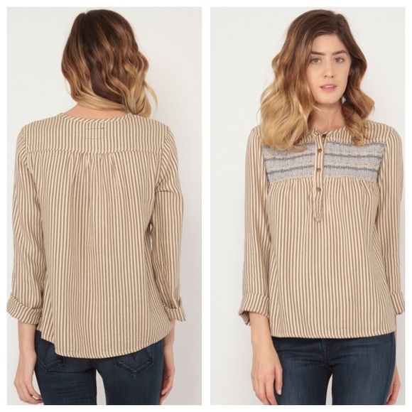 82% OFF Current/Elliott retreat Henley - Picture 3 of 6