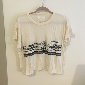THE GREAT crop graphic tee