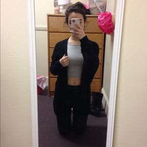 Black Abercrombie cardigan