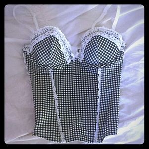 Gingham Bustier