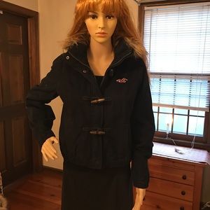 Hollister dark navy blue jacket