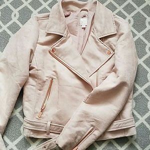 LC runway suede Moto jacket
