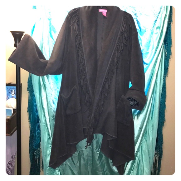 ✨🍂Fringed Fleece Jacket 🍁✨