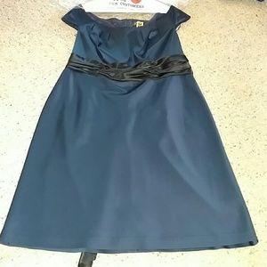 Navy and Black cocktail dress