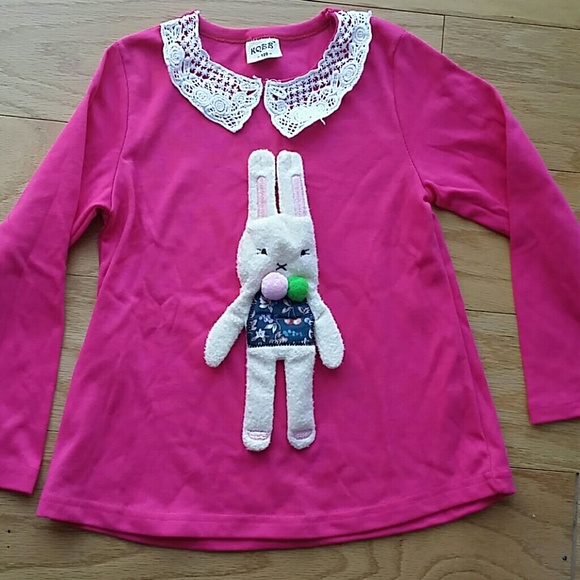 Other - SALE***Hot Pink Bunny Top/tunic   :)