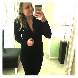 Cozy Long Black Lauren Conrad Cardigan