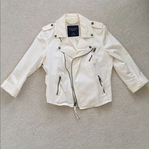 White AE jean jacket