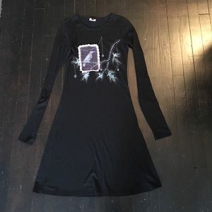 A long sleeve t-shirt dress from Black Chandelier