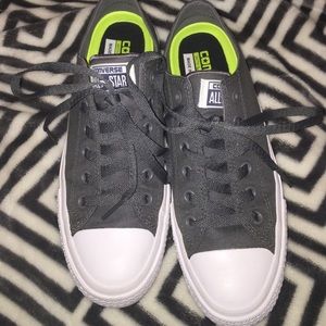 Converse chuck Taylor II 6.5 men 8.5 women gray