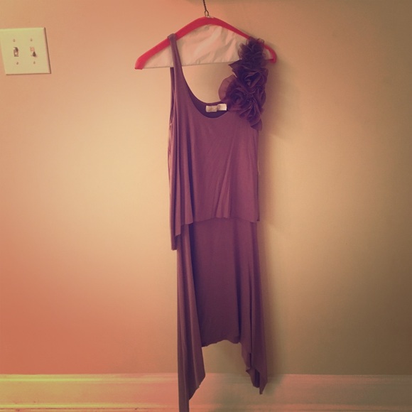 Purple dress great for a wedding!