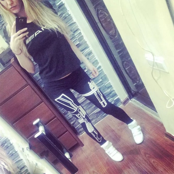 Ak47 black leggings - Picture 3 of 4