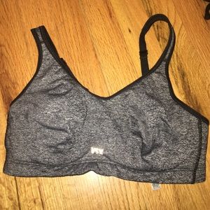 Black and Gray Victoria Secret Sports Bra