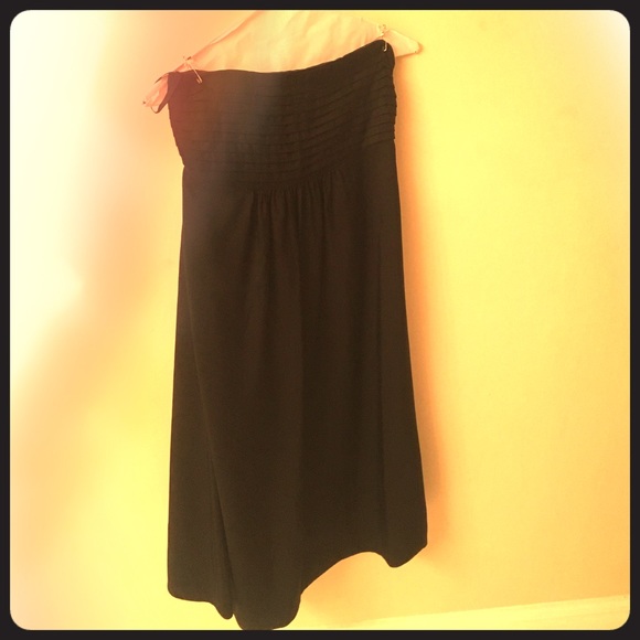 Banana Republic black strapless dress!