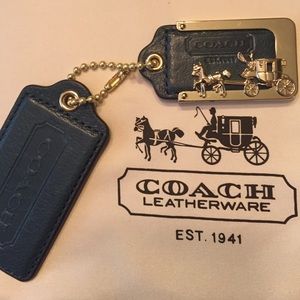 --->REDUCED! VERY RARE Gorgeous COACH Hangtag set.
