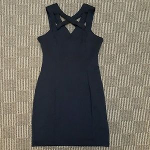 LBD with criss Cross neck line
