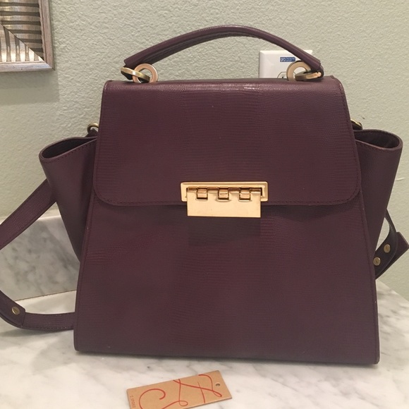 Z Spoke By Zac Posen Eartha Hinged Top Handle Plum