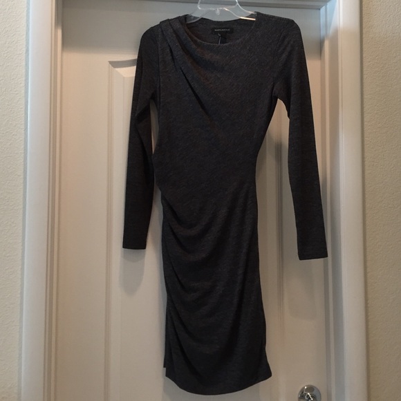 New Banana Republic Heathered Gray jersey dress