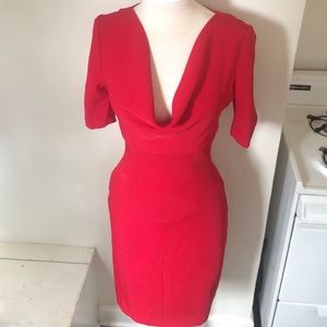 Vintage holiday red dress