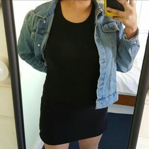 Black Hacci T-Shirt Dress - Picture 2 of 3