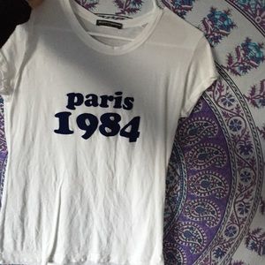 Brandy Melville Paris 1984 shirt