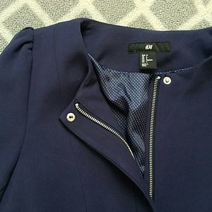 H&M blue coat
