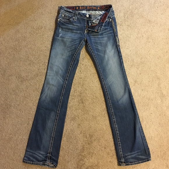 Rock Revival Boot Cut Jeans Size 28