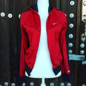 🚫SOLD!🚫 Women's Nike Red & Black Hooded Jacket