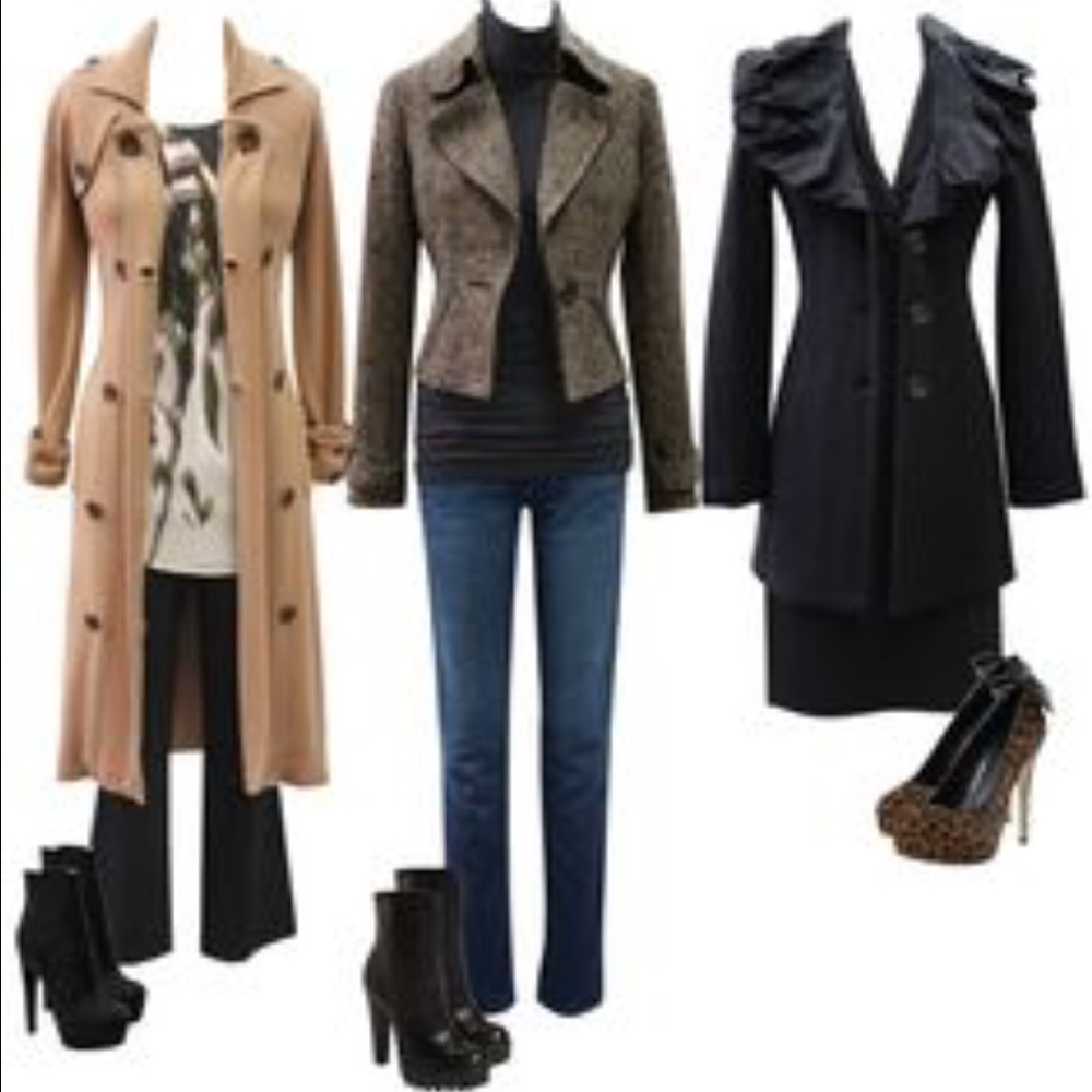 Make a statement with this sweater jacket