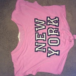 New York crop top