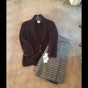 Talbots tweed skirt