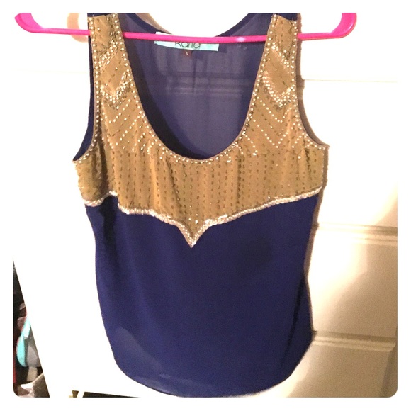 Blue tank