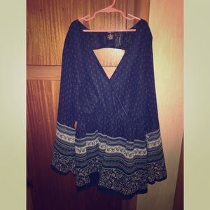 Rue 21 slightly open back romper.