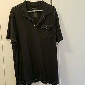 OLD NAVY Black polo