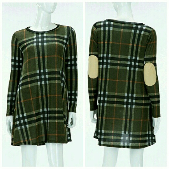 Plaid T-shirt Dress - Picture 4 of 4